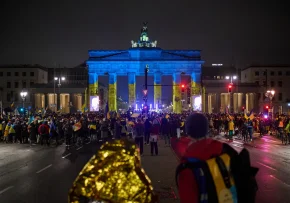 Jahrestag Ukraine-Krieg Berlin | Foto: Foto: epd bild/ Christian Ditsch