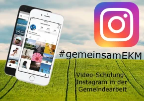 Instagram-Video-Schulung | Foto: Karsten Kopjar (EKM), unter Verwendung freier Bilder (unsplash)