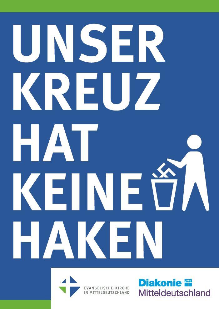 Plakat A4 Unser Kreuz hat keine Haken