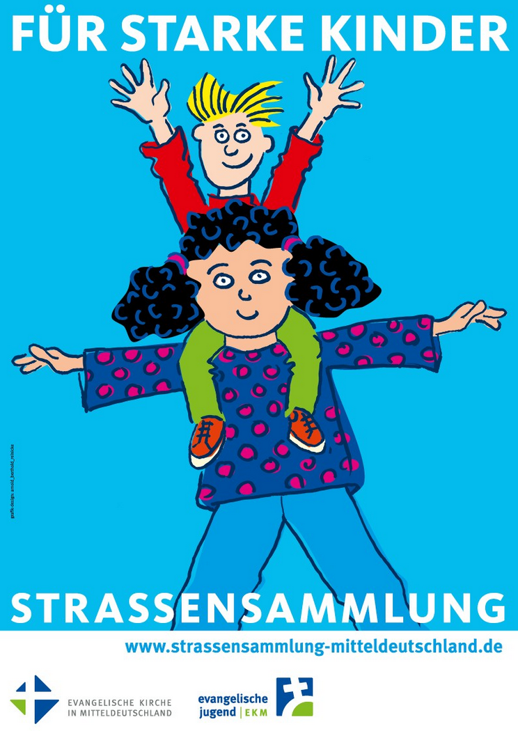 Plakat Straßensammlung Vorderseite