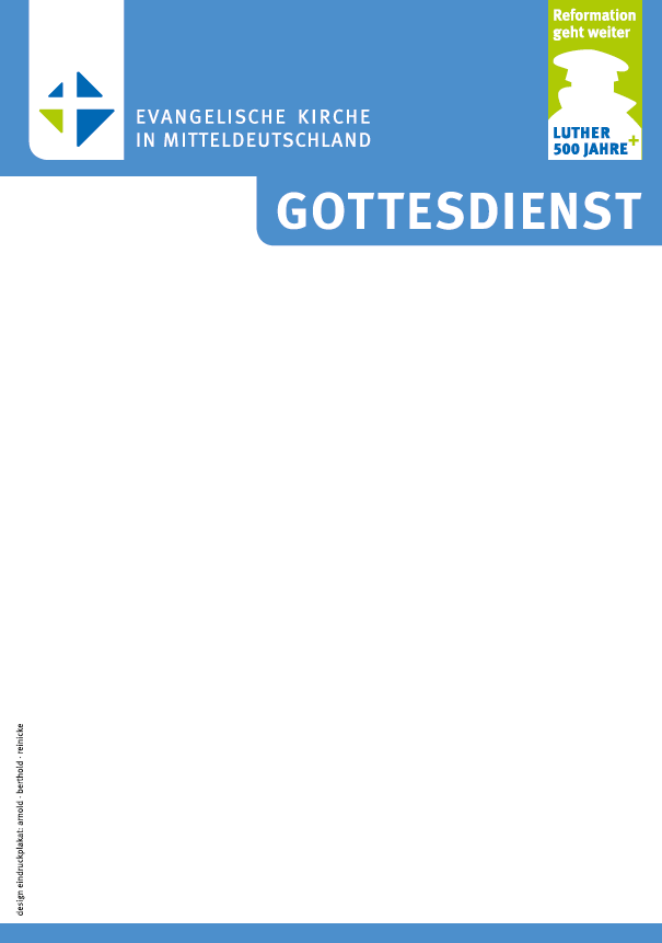 Bild Luther Eindruckplakat Gottesdienst