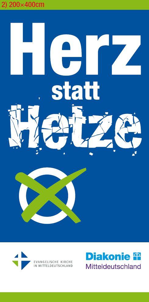 Herz statt Hetze Hochformat