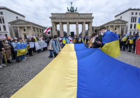 Demo Ukraine Berlin | Foto: Foto: epd bild/ Rolf Zoellner