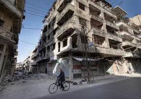 zerstörtes Homs  | Foto: Foto: epd Bild/ Christoph Pueschner/ Diakonie Kat.