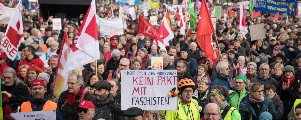 Demo Erfurt gegen rechts 