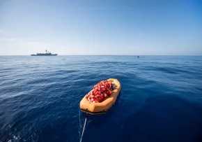 Sea Watch und Frontex | Foto: Foto: epd bild/ Christian Ditsch