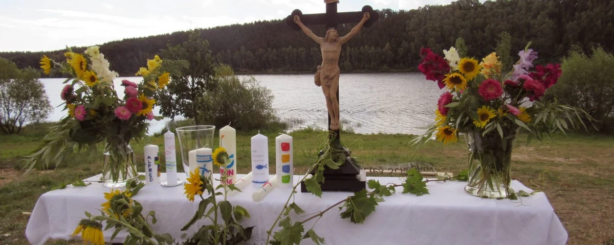 Tauffest Zeulenroda Altar am See (Kirchengemeinde Zeulenroda)