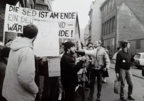 Demo 89 SED am Ende  | Foto: Foto: Ralf-Uwe Beck