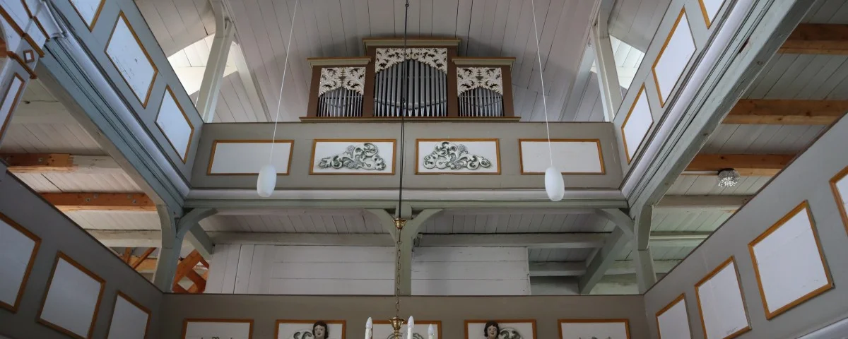 Rosperwenda Empore mit Orgel