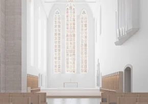 Foto aus dem Siegerentwurf zur Umgestaltung der Augustinerkirche Erfurt (EKM)