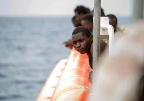 Flüchtlinge Sea Watch  | Foto: Foto: epd bild/ Christian Ditsch