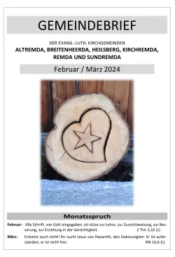 Gemeindebrief Febr März 2024
