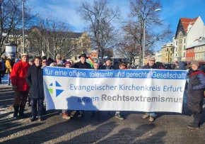 Erfurt Demo gegen rechts | Foto: Julia Braband