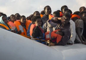 Flüchtlingsboot  | Foto: Foto: epd Bild/ Danilo Campailla