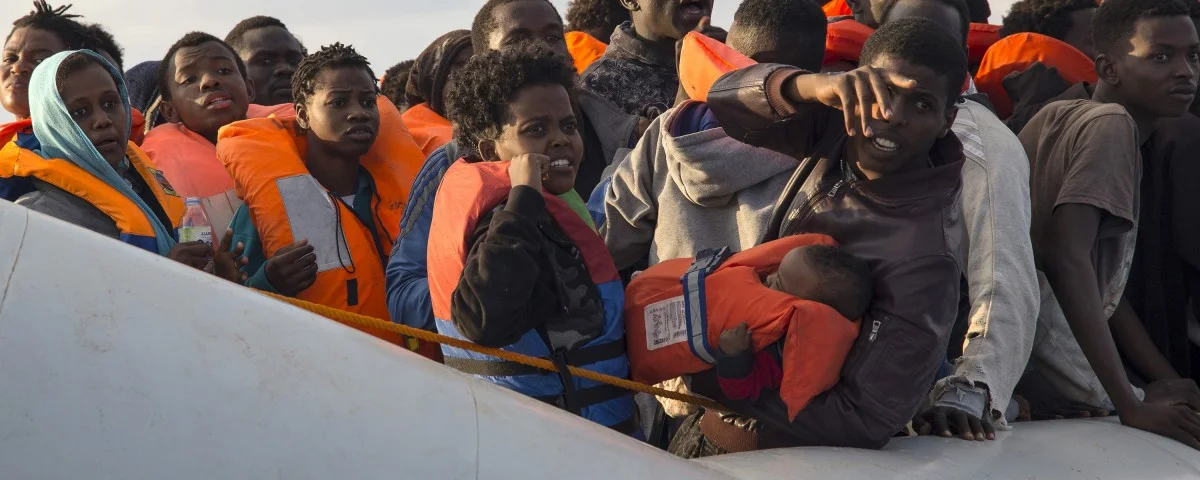 Flüchtlingsboot 