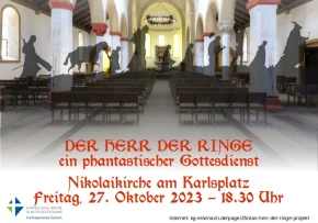 Plakat Herr der Ringe-Gottesdienst Eisenach (Evangelisch-lutherische Kirchengemeinde Eisenach) | Foto: Evangelisch-lutherische Kirchengemeinde Eisenach
