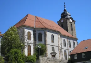 Stadtkirche Hildburghausen | Foto: <a href="//commons.wikimedia.org/wiki/User:Michael_Sander">Michael Sander</a> | <a href="https://en.wikipedia.org/wiki/en:Creative_Commons">Creative Commons</a> | <a href="https://creativecommons.org/licenses/by-sa/3.0/deed.nl">CC BY-SA 3.0</a>