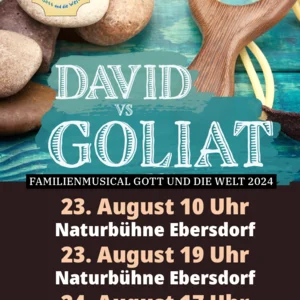 Plakat-David.24 Musical David &Goliath Foto: Kirchengemeinde Ebersdorf
