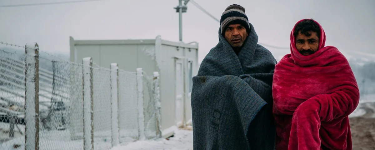 Bihac Flüchtlinge Winter
